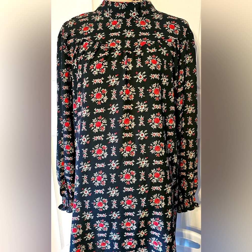 loft floral dress size L